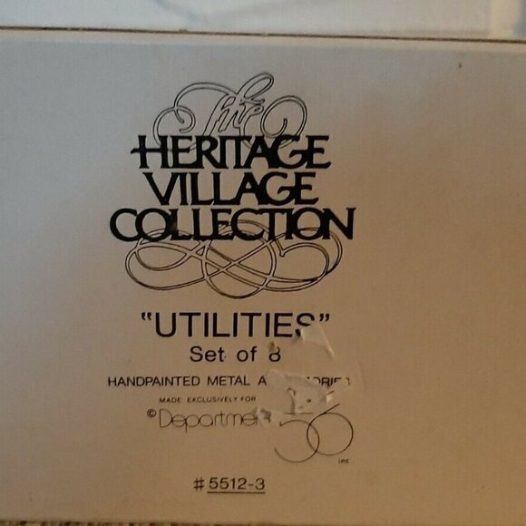 DEPT 56  "utilities" Set Of 8 retired in box - Picture 4 of 4